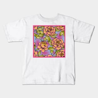 Flowers 596 (Style:6) Kids T-Shirt